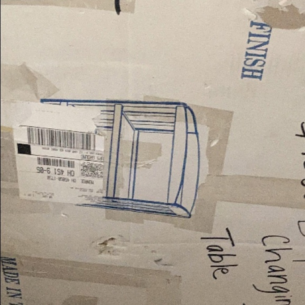 Dipper changing table